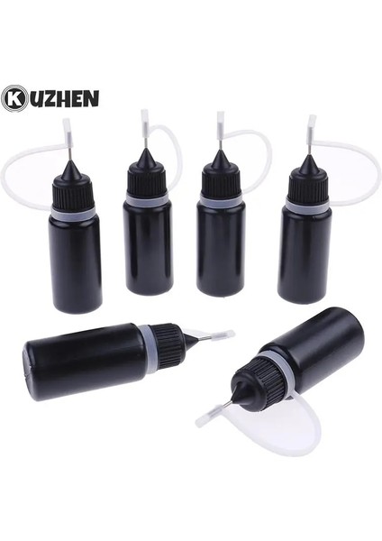 5 Adet 15ML 5 Adet 5/10/15/30ML Boş Plastik Sıkılabilir Sıvı Damlalıklı Dolum Şişeleri E-Suyu Iğne Vaporizador Parfüm Şişesi (Yurt Dışından)