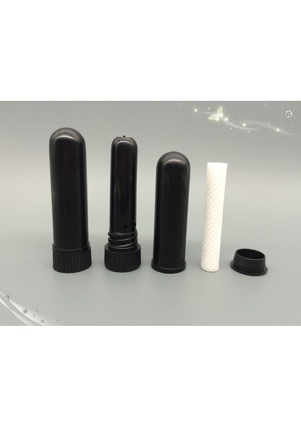 Siyah 20 Takım 10-300 Takım Renkli Plastik Burun Solunum Cihazları Uçucu Yağ Için Yüksek Kaliteli Yedek Pamuk Fitilleri ile Parfüm Için Dolum Çubukları (Yurt Dışından)