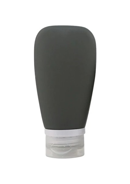 Siyah 90 ml 30/60/90 ml Silikon Doldurulabilir Şişe Boş Seyahat Taşınabilir Ambalaj Basın Losyon Şampuan Kozmetik Sıkma Kapları Araçları (Yurt Dışından)