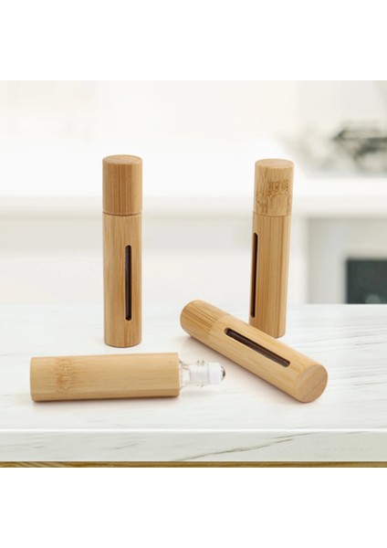 Şeffaf 3ml Bambu Rulo Şişe 3/5/10ML Ahşap Rulo Şişe Uçucu Yağ Dudak Parlatıcısı Doldurulabilir Tüp Boş Ahşap/cam Şişe Parfüm 1pc (Yurt Dışından) modelleri