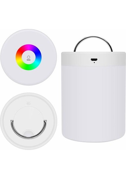 Rechargeable LED Night Light Table Lamp - Warm White & Color Changing Rgb, Smart Touch, Portable Bedside Lamp (Yurt Dışından)