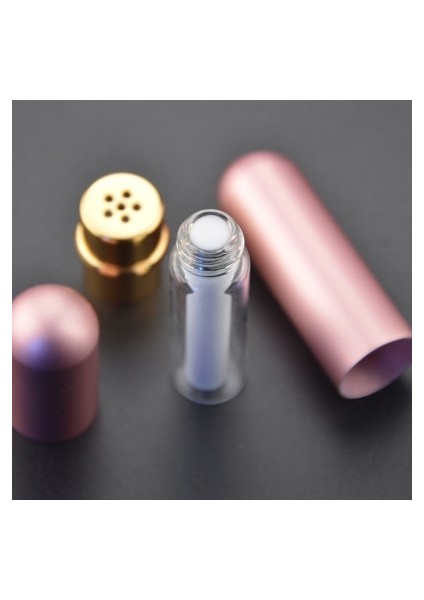 1pc Rastgele Renk 1pc 5ml Renkli Alüminyum Nazal Solunum Cihazı, Yüksek Kaliteli Beyaz Pamuk Fitilleri ile Aromaterapi Metal Inhaler Uçucu Yağlar Için (Yurt Dışından) fırsatları