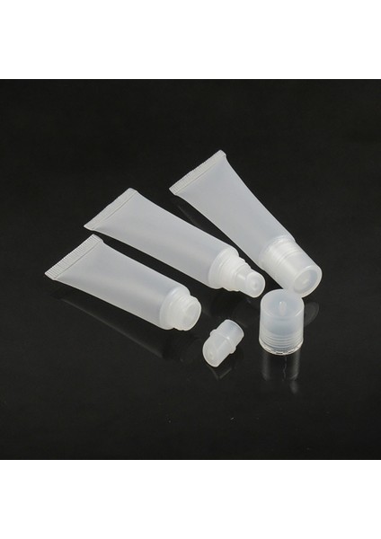 15ML 3 Adet Plastik 3pc/1pc Boş Ruj Tüpü Dudak Balsamı Yumuşak Tüp Makyaj Sıkıştırın Şeffaf Plastik Dudak Parlatıcı Konteyner Doldurulabilir Şişeler 8ml 10ML 15ML (Yurt Dışından)