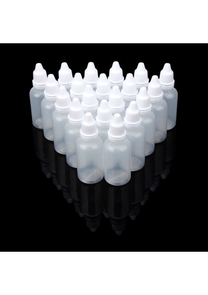 20 ml 50PCS 5 ml/10 ml/15 ml/20 ml/30 ml/50 ml Boş Plastik Sıkılabilir Damlalıklı Sıvı Şişesi (Yurt Dışından)