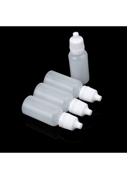 20 ml 50PCS 5 ml/10 ml/15 ml/20 ml/30 ml/50 ml Boş Plastik Sıkılabilir Damlalıklı Sıvı Şişesi (Yurt Dışından)