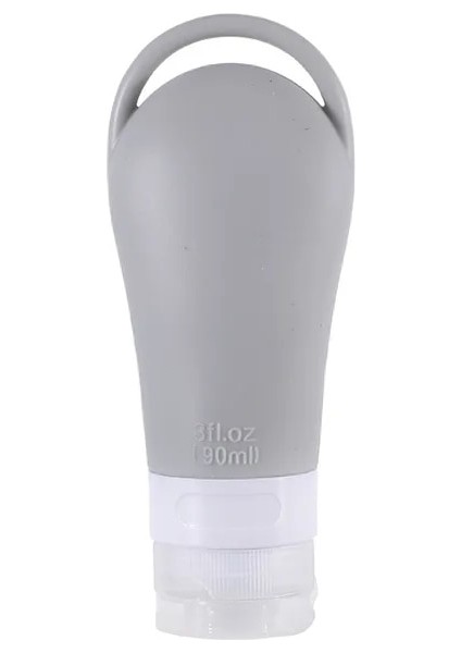 90 Ml-Gri 1/3/4 Adet Asılabilir Silikon Dağıtım Şişeleri Vücut Yıkama Şampuanı Dezenfektan Taşınabilir Depolama Kozmetik Losyon Doldurulabilir Şişe (Yurt Dışından)