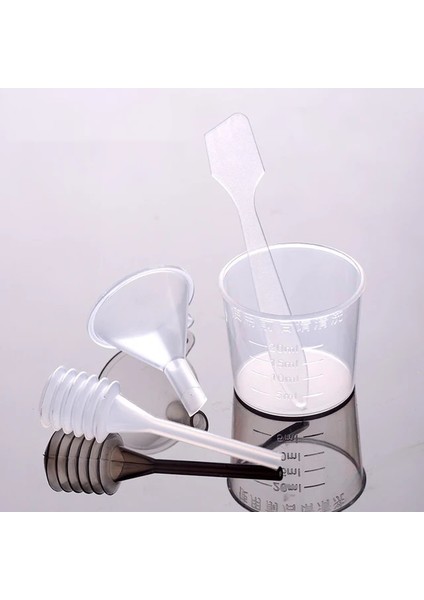 4 Adet Parfüm Dolum Alet Takımı 6/4 Adet Plastik Difüzör Şırınga Saman Damlalıklı Huni Sprey Dağıtım Gerekli Kozmetik Araçları (Yurt Dışından)