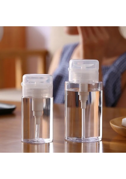 Siyah 150ML 60/150/ML Tırnak Doldurulabilir Şişeler Boş Basın Pompası Dağıtıcı Tırnak Sanat Cila Sökücü Temizleyici Makyaj Şişe Manikür Aracı (Yurt Dışından) fırsatları