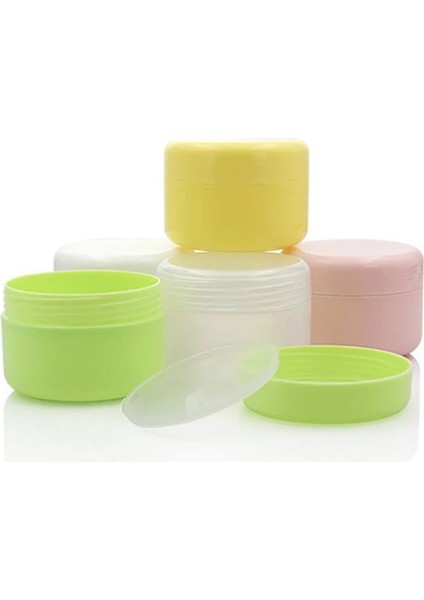Sarı 20G Pp 10 Adet Doldurulabilir Şişeler Plastik Boş Makyaj Kavanoz Pot Seyahat Yüz Kremi/losyon/kozmetik Konteyner 5 Renk (Yurt Dışından) fırsatları