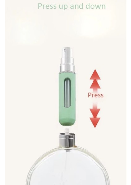 Mat Şerit 5 ml Şeker Renk Mini Seyahat Taşınabilir Alt Dolum Parfüm Şişesi Sıvı Alt Şişeleme Ince Sis Sprey Doldurulabilir Kavanoz Boş Kozmetik (Yurt Dışından) modelleri