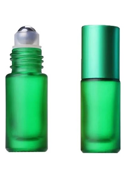 Mor 5 Adet 5 ml Şişe 1/5/10 Adet Taşınabilir Seyahat Uçucu Yağ Parfüm Şişeleri Rulo Doldurulabilir Buzlu Renkli Silindir Topu 5 ml Kalın Cam Flakon (Yurt Dışından) fırsatları