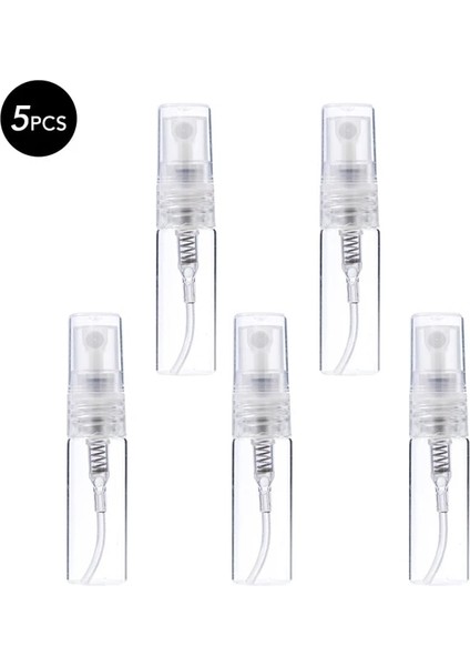 3ml-5pcs 5/10 Adet 2ml 3ml 5ml 10ML Mini Taşınabilir Parfüm Şişesi Sprey Doldurulabilir Kozmetik Numune Cam Şişeleme Boş Konteyner (Yurt Dışından)