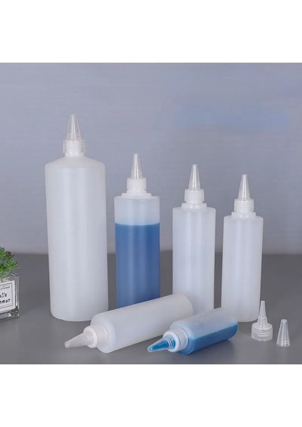 10ML 200/250/1000ML Boş Pe Saç Rengi Şişesi Aplikatör Plastik Sıkılabilir Şişe Saç Dağıtım Şişeleri Için Meme Ucu Boya Şişesi (Yurt Dışından)