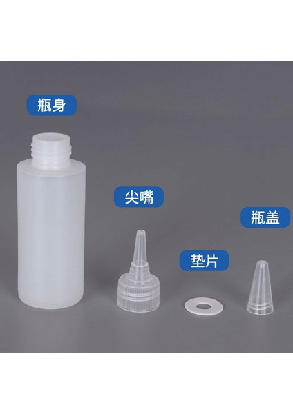 10ML 200/250/1000ML Boş Pe Saç Rengi Şişesi Aplikatör Plastik Sıkılabilir Şişe Saç Dağıtım Şişeleri Için Meme Ucu Boya Şişesi (Yurt Dışından)