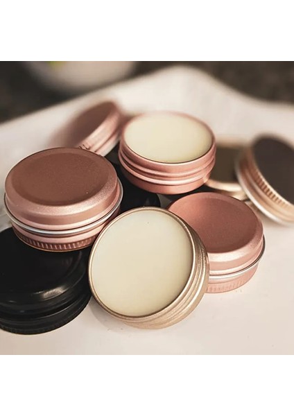 Pembe 10G Metal 10 Adet 5g 10G 15G 20G 30G 50G 60G Boş Metal Alüminyum Teneke Kutular Vida Üst Yuvarlak Mum Baharat Yüz Kremi Kutuları Mühür Kapaklı Konteynerler (Yurt Dışından) fırsatları