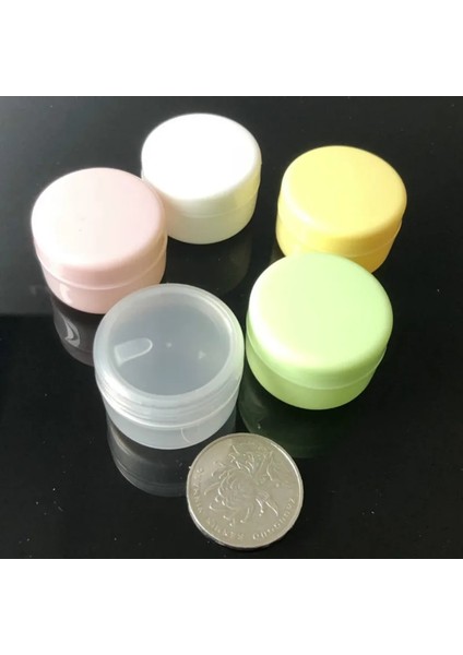 Şeffaf 10G Plastik 10 Adet/takım 10G Doldurulabilir Şişeler Plastik Boş Makyaj Kavanoz Pot Seyahat Yüz Kremi Losyon Kozmetik Konteyner 5 Renk Boncuk Depolama (Yurt Dışından) fırsatları