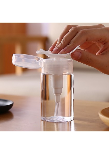 Temizle 150ML 60ML 1 Adet 60/150ML Tırnak Doldurulabilir Şişeler Boş Pompalı Şişe Dağıtıcı Tırnak Sanat Cila Sökücü Temizleyici Makyaj Şişesi Manikür Aracı (Yurt Dışından) fiyatları