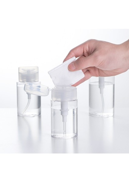 Temizle 150ML 60ML 1 Adet 60/150ML Tırnak Doldurulabilir Şişeler Boş Pompalı Şişe Dağıtıcı Tırnak Sanat Cila Sökücü Temizleyici Makyaj Şişesi Manikür Aracı (Yurt Dışından) indirimleri