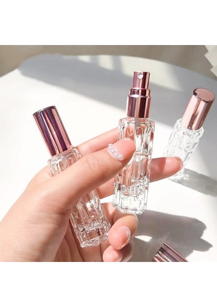 SILVER-10ML 10ML Gül Altın Cam Taşınabilir Doldurulabilir Parfüm Şişesi Kozmetik Konteyner Boş Sprey Parfüm Boş Sprey Şişesi Alt Şişe (Yurt Dışından) fiyatları