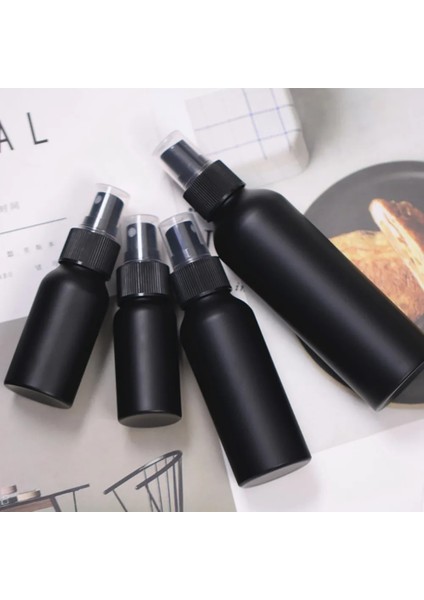 Gümüş 150ML 30ML 50ML 100ML 150ML Taşınabilir Seyahat Siyah Alüminyum Boş Şişe Parfüm Sprey Şişesi Kozmetik Ambalaj Kabı (Yurt Dışından) fiyatları