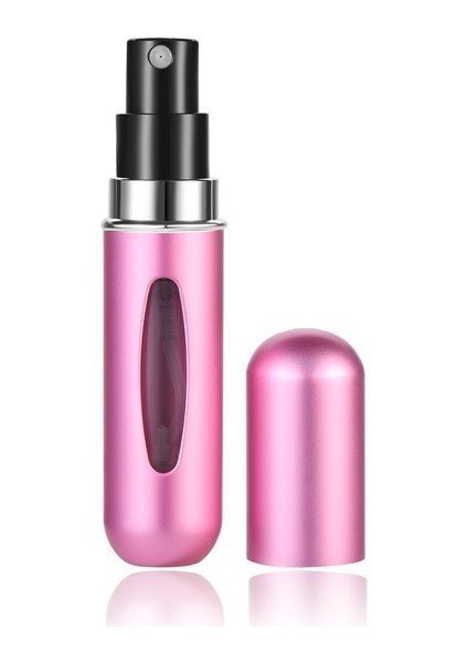 5 ml Pembe 5 ml 8 ml Alt Şarj Parfüm Doldurulabilir Şişe Sıvı Sprey Şişeleme Dağıtıcı Basın Kafası Taşınabilir Seyahat (Yurt Dışından)