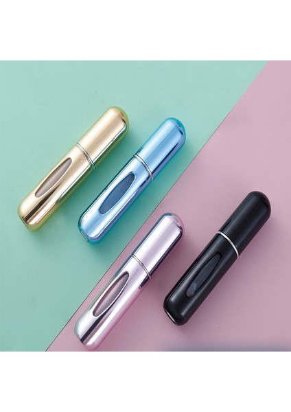 5 ml Pembe 5 ml 8 ml Alt Şarj Parfüm Doldurulabilir Şişe Sıvı Sprey Şişeleme Dağıtıcı Basın Kafası Taşınabilir Seyahat (Yurt Dışından) indirimleri