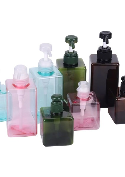 PINK250ML 250/450ML Sabunluk Banyo Için Büyük Kapasiteli Duş Şampuanı Jeli Şişeleri Doldurulabilir Losyon Kozmetik Konteyner (Yurt Dışından) fiyatları