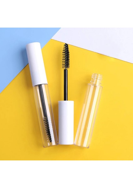 Mat Gümüş 10 ml Plastik 1 Adet 10 ml Boş Kirpik Tüp Maskara Tüpü Şişeler Şişe Aracı Moda Hint Yağı Dıy Maskara Konteyner Seti Gümüş Kapaklı (Yurt Dışından) modelleri