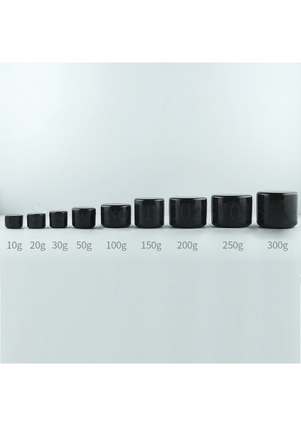 Siyah 10G 32X23MM 60 Adet 30 Adet/grup Pp Plastik Krem Konteyner Kavanoz Kutusu Maske Alt Seyahat Şişe Yüz Losyonu Kozmetik Doldurulabilir (Yurt Dışından)
