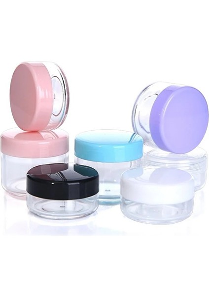 Beyaz 10g 5/10/15/20g Makyaj Plastik Kozmetik Boş Kavanoz (Yurt Dışından) indirimleri