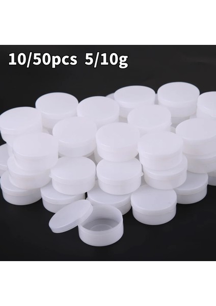 Siyah 10 Adet 10g 10/50 Adet 5/10g Küçük Plastik Kozmetik Boş Kavanoz (Yurt Dışından) fiyatları