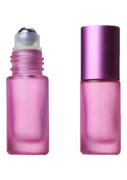 Siyah 1 Adet 5 ml Şişe 1/5/10 Adet Taşınabilir Seyahat Uçucu Yağ Parfüm Şişeleri Rulo Doldurulabilir Buzlu Renkli Rulo Topu 5 ml Kalın Cam Flakon (Yurt Dışından) indirimleri