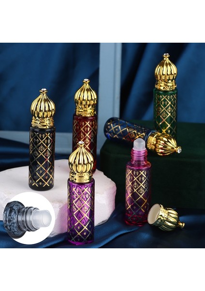 Kırmızı 8 ml 8 ml Taşınabilir Cam Rulo Şişe Mini Uçucu Yağ Kabı Karıştırma Parfüm Şişesi Renkli Boş Rulo Şişeler (Yurt Dışından) modelleri