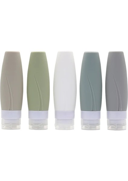 3 Adet 60ML 60/90ML Taşınabilir Silikon Seyahat Şişesi Sıvı Kabı Boş Doldurulabilir Ambalaj Losyon Noktaları Şampuan Kabı Krem Gezisi (Yurt Dışından) indirimleri
