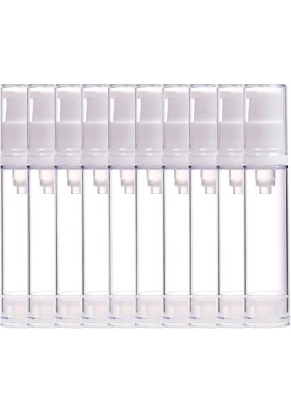 10 ml Losyon 10 Adet 5 ml 10 ml 15 ml 5/10/20/30/50 Adet Vakum Losyon Sprey Şişesi Özü Kozmetik Dağıtım Şişeleri Parfüm Boş Alt Şişeleme Seyahat (Yurt Dışından)