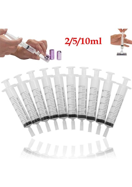 1 Adet 10ML Kapaklı 2/5/10ML Plastik Şırınga Parfüm Dağıtıcı Dolum Için Kozmetik Sıvı Uçucu Yağ Taşınabilir Kantitatif Dağıtım Araçları (Yurt Dışından)