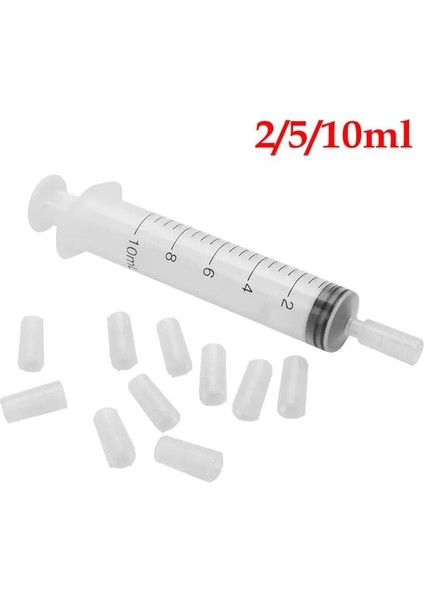 1 Adet 10ML Kapaklı 2/5/10ML Plastik Şırınga Parfüm Dağıtıcı Dolum Için Kozmetik Sıvı Uçucu Yağ Taşınabilir Kantitatif Dağıtım Araçları (Yurt Dışından)