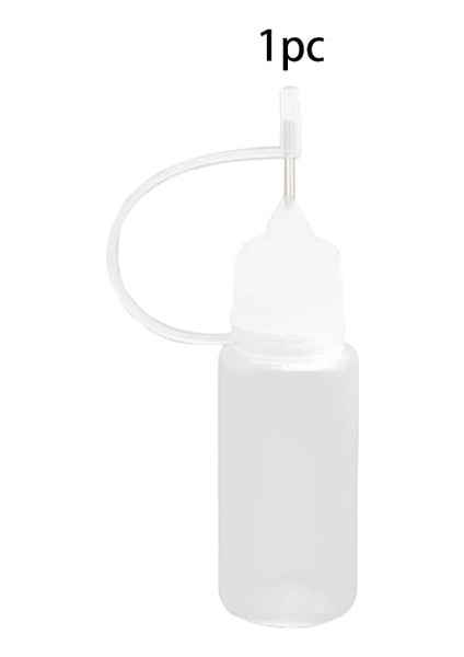 1 Adet 10ML Iğne Ucu Tutkal Aplikatör Şişe Бутылочка Для Клея Iğne Deliği Yakıt Ikmali Şişesi 10ML Yumuşak Şişe Kapaklı Dıy Zanaat Aracı Kozmetik (Yurt Dışından)