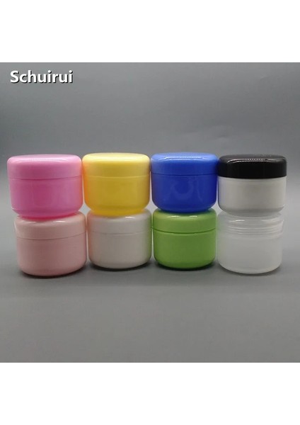 Mavi 20G 50 Adet/paket 10G 20G 30G 50G 100G Doldurulabilir Şişeler Pembe Plastik Boş Makyaj Kavanoz Pot Seyahat Yüz Kremi Losyon Kozmetik Konteyner (Yurt Dışından) modelleri