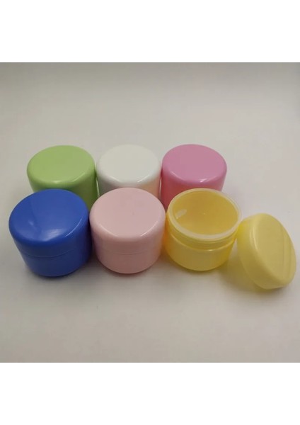 Mavi 20G 50 Adet/paket 10G 20G 30G 50G 100G Doldurulabilir Şişeler Pembe Plastik Boş Makyaj Kavanoz Pot Seyahat Yüz Kremi Losyon Kozmetik Konteyner (Yurt Dışından) indirimleri