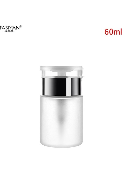 60 ml Siyah 60 ml / 150 ml Tırnak Şişesi Boş Basın Pompalı Dağıtıcı Plastik Cila Sökücü Temizleyici Taşınabilir Makyaj Manikür Aracı 500 Adet Mendil (Yurt Dışından)