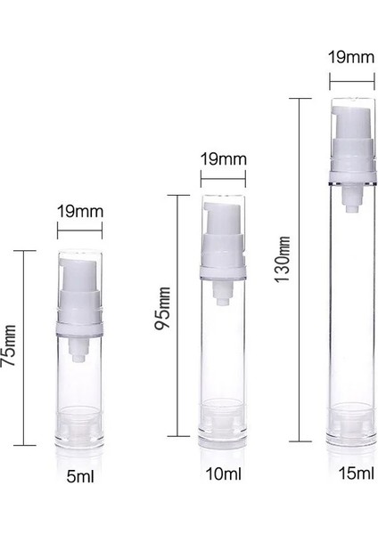10ML Sprey 50 Adet 5ml 10ML 15ML 5/10/20/30/50 Adet Vakum Losyon Sprey Şişesi Özü Kozmetik Dağıtım Şişeleri Parfüm Boş Alt Şişeleme Seyahat (Yurt Dışından)
