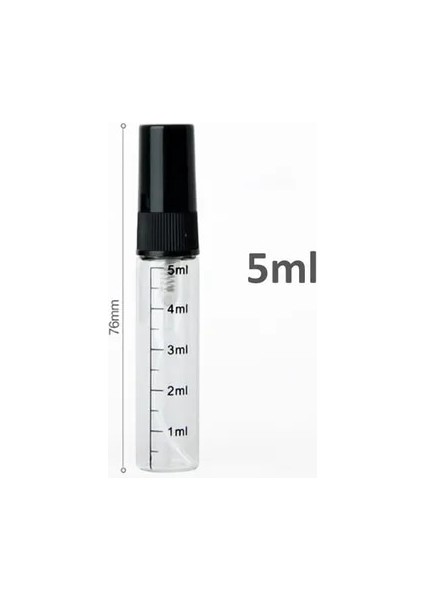 Scale-5ml 5ml 10ML Parfüm Dolum Şişesi Taşınabilir Mini Parfüm Cam Şişe Boş Kozmetik Şişe Örnek Test Tüpü Seyahat Kozmetik Aracı (Yurt Dışından)
