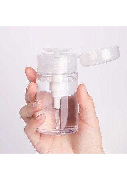 100ML 60ML 1 Adet 60/150ML Tırnak Doldurulabilir Şişeler Boş Pompalı Şişe Dağıtıcı Tırnak Sanat Cila Sökücü Temizleyici Makyaj Şişesi Manikür Aracı (Yurt Dışından) fırsatları