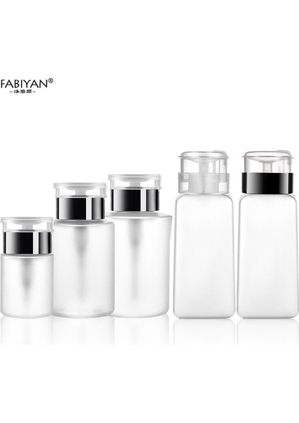 Kare 250 ml 60 ml / 150 ml Tırnak Şişesi Boş Basın Pompalı Dağıtıcı Plastik Cila Sökücü Temizleyici Taşınabilir Makyaj Manikür Aracı 500 Adet Mendil (Yurt Dışından) fiyatları