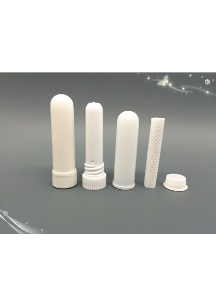 Beyaz 30 Takım 10-300 Takım Renkli Plastik Burun Solunum Cihazları Uçucu Yağ Için Yüksek Kaliteli Yedek Pamuk Fitilleri ile Parfüm Için Dolum Çubukları (Yurt Dışından)