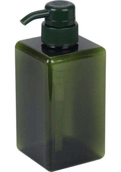 Koyu GREEN450ML 250/450ML Banyo Için Sabunluk Büyük Kapasiteli Şampuan Duş Jeli Şişeleri Doldurulabilir Losyon Kozmetik Konteyner (Yurt Dışından)