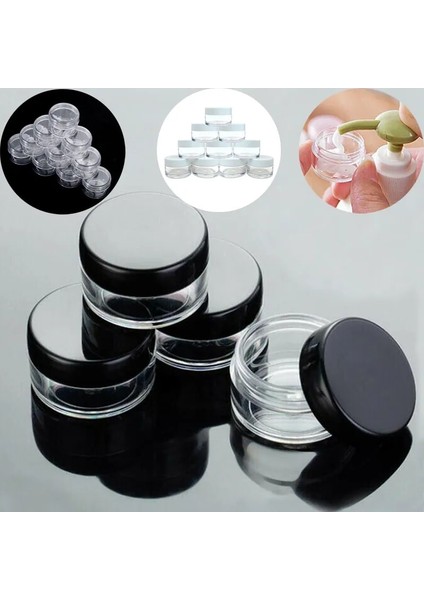 Mor 5g Plastik 10 Adet 2G/3G/5G/10G/15G/20G Boş Plastik Şeffaf Kozmetik Kavanoz Makyaj Konteyner Losyon Şişe Şişeleri Yüz Kremi Örnek Tencere Jel Kutusu (Yurt Dışından) fiyatları