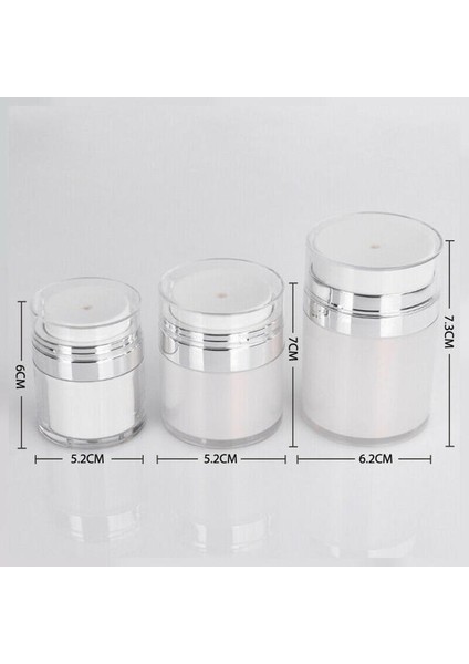 Resim Olarak 30 ml Havasız Pompa Kavanozları Boş Doldurulabilir Şişeler Seyahat Yüz Kremi Losyon Kozmetik Konteyner Plastik Boş Makyaj Kavanoz Kutusu (Yurt Dışından)