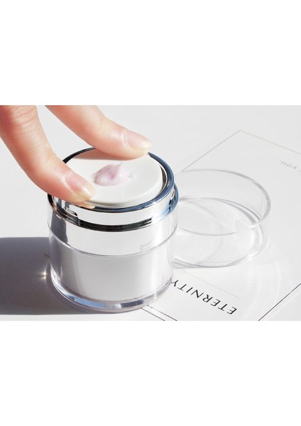 Resim Olarak 30 ml Havasız Pompa Kavanozları Boş Doldurulabilir Şişeler Seyahat Yüz Kremi Losyon Kozmetik Konteyner Plastik Boş Makyaj Kavanoz Kutusu (Yurt Dışından)